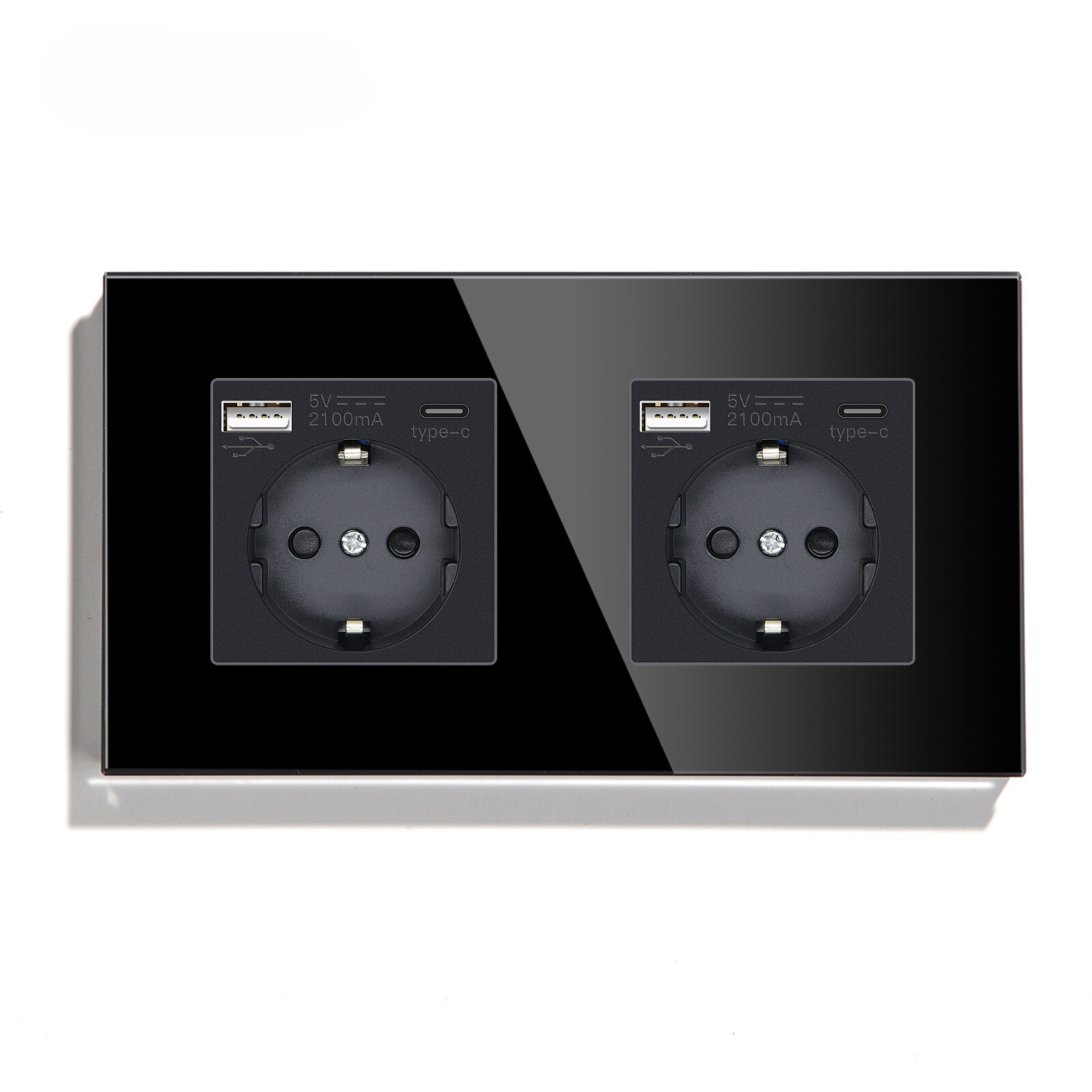 Wandcontactdoos | USB A & USB C | Duo
