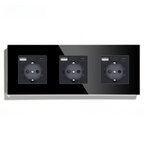 Wandcontactdoos | USB A & USB C | Triple