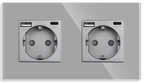 Wandcontactdoos | USB A & USB C | Duo