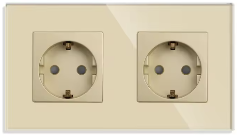 Wandcontactdoos |  Duo