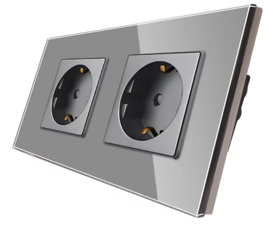 Wandcontactdoos |  Duo