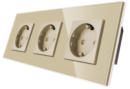 Wandcontactdoos | Triple